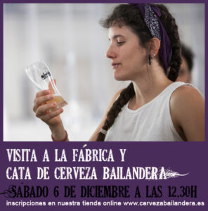 Visita a la fábrica y cata guiada 6 de Diciembre, 12,30h